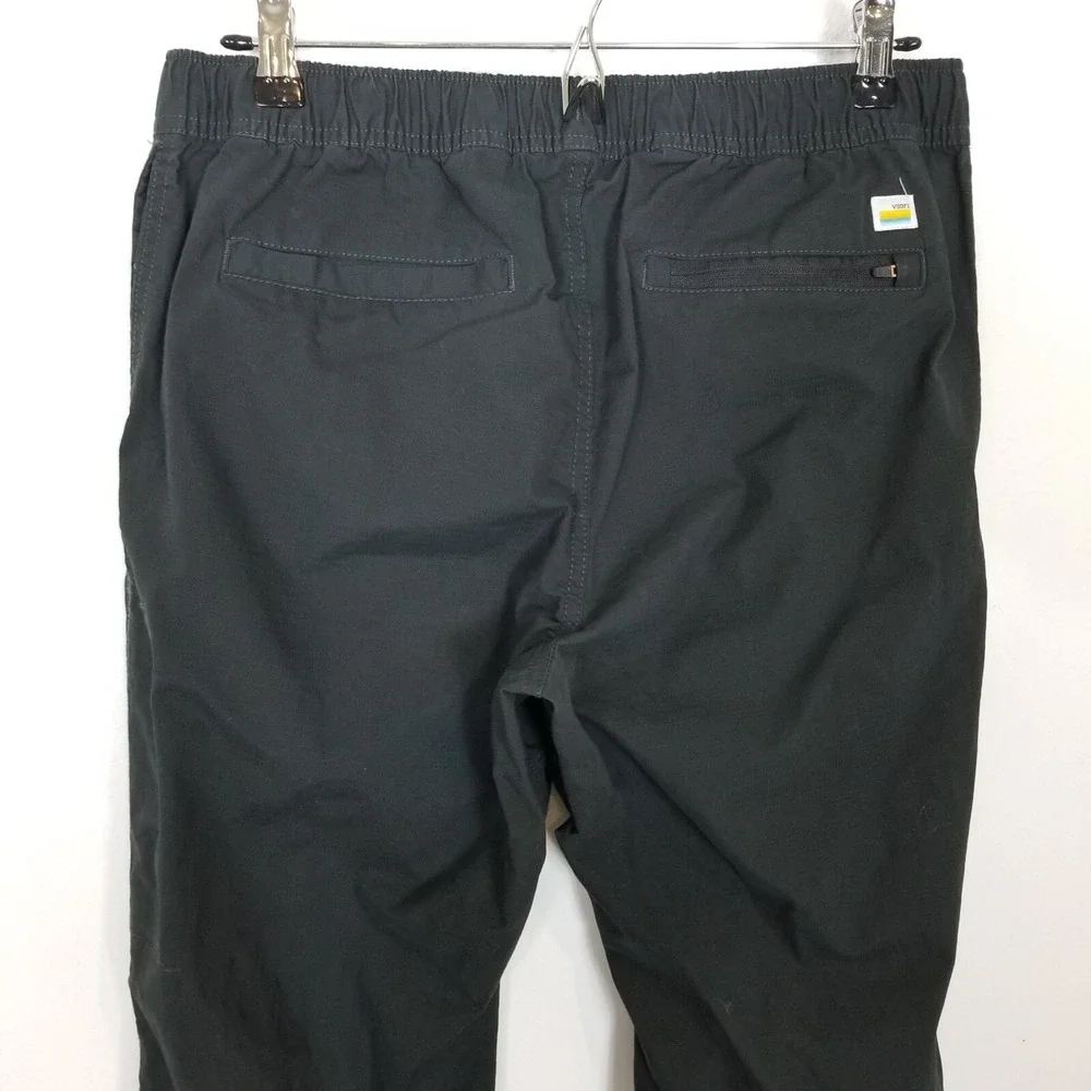 Vuori Men's Ripstop Pants Sz L Gray Drawstring Waist City Casual Athletic - Picture 4 of 5